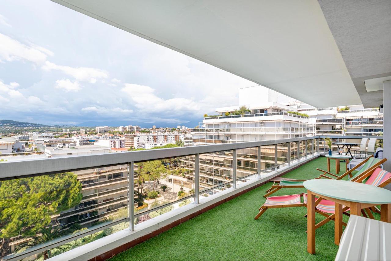Coup De Coeur! Vue Mer! Terrasse Dangle! Antibes Exteriér fotografie